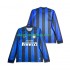 Camisola Inter de Milão 2009 Retro Homem Equipamento Primeiro 2010 Manga Comprida